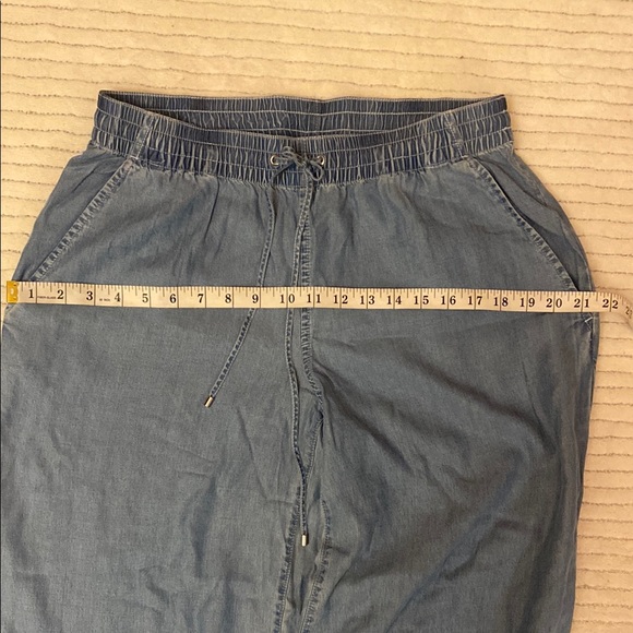LAUREN Casual Blue Drawstring Pants - Picture 10 of 12